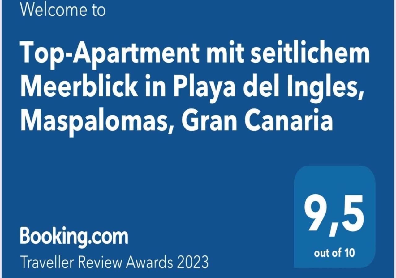 Top-Apartment, 4 Og, Seitlicher Meerblick, Mit 1 Schlafzimmer Im Herzen Von Playa Del Ingles , Gran Canaria 外观 照片