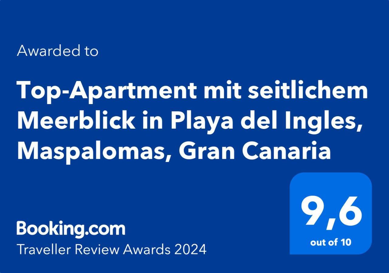 Top-Apartment, 4 Og, Seitlicher Meerblick, Mit 1 Schlafzimmer Im Herzen Von Playa Del Ingles , Gran Canaria 外观 照片